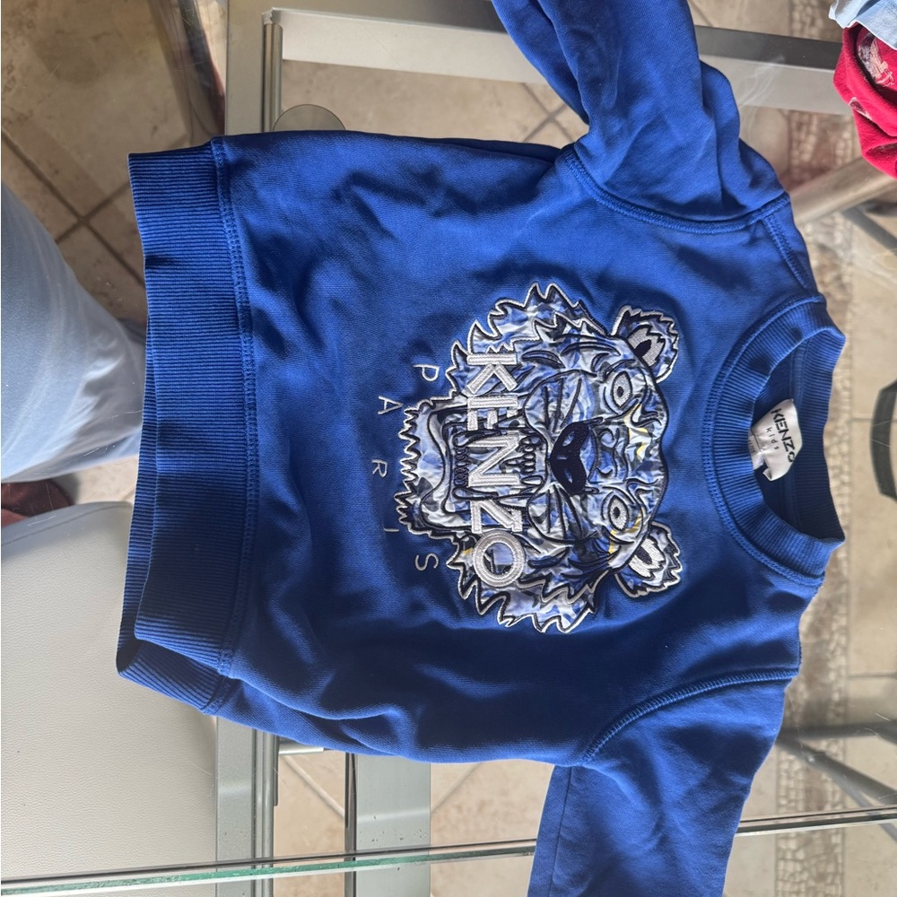 Kenzo Kids Blue Tiger Sweatshirt